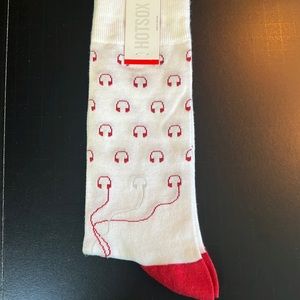 HOTSOX White Label headphones design dress socks-NWT